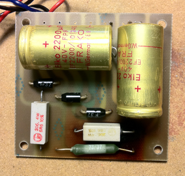 Burnt out AKG PSU