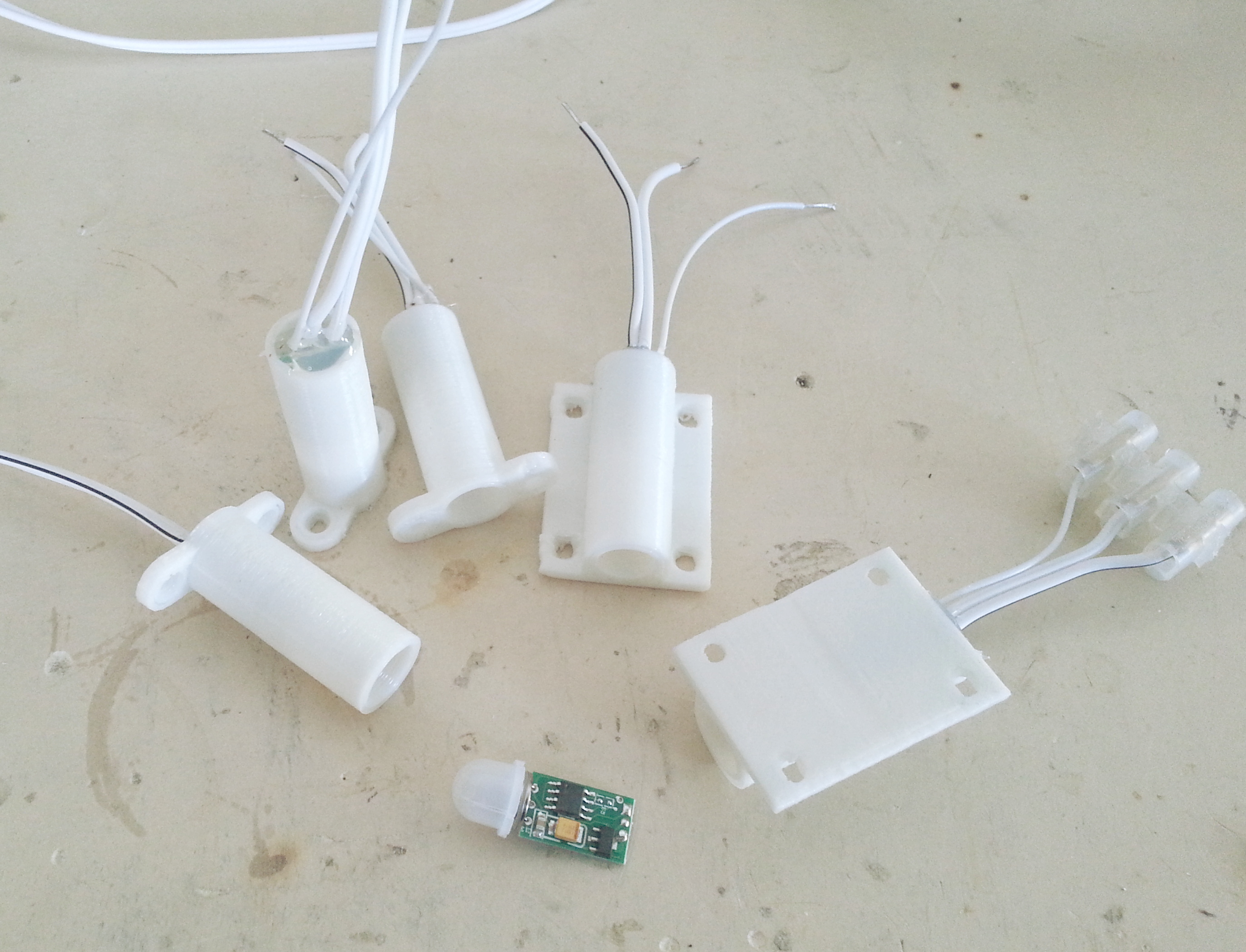 A 3D-printed PIR sensor housing