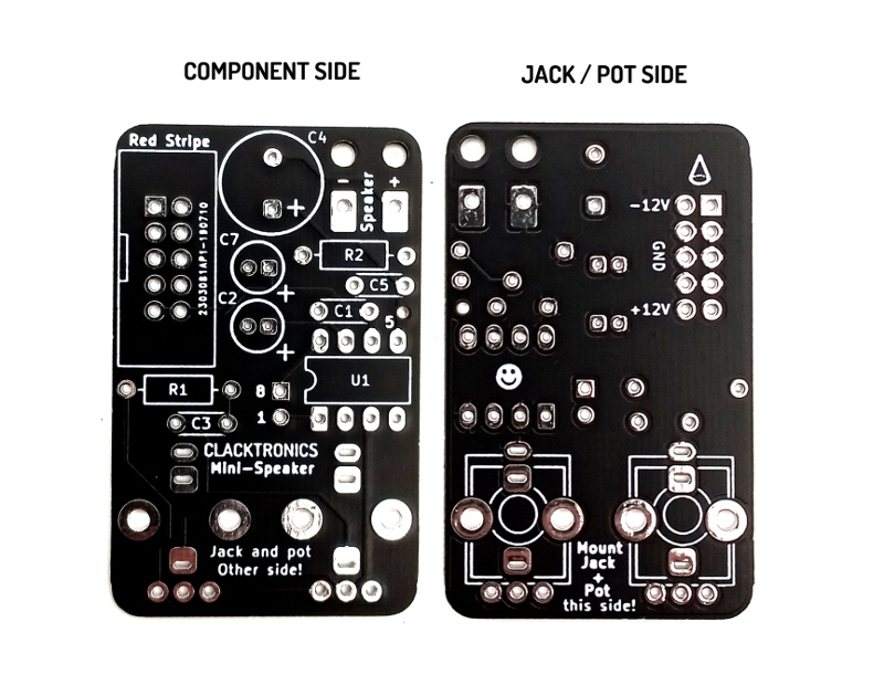Bare board, back